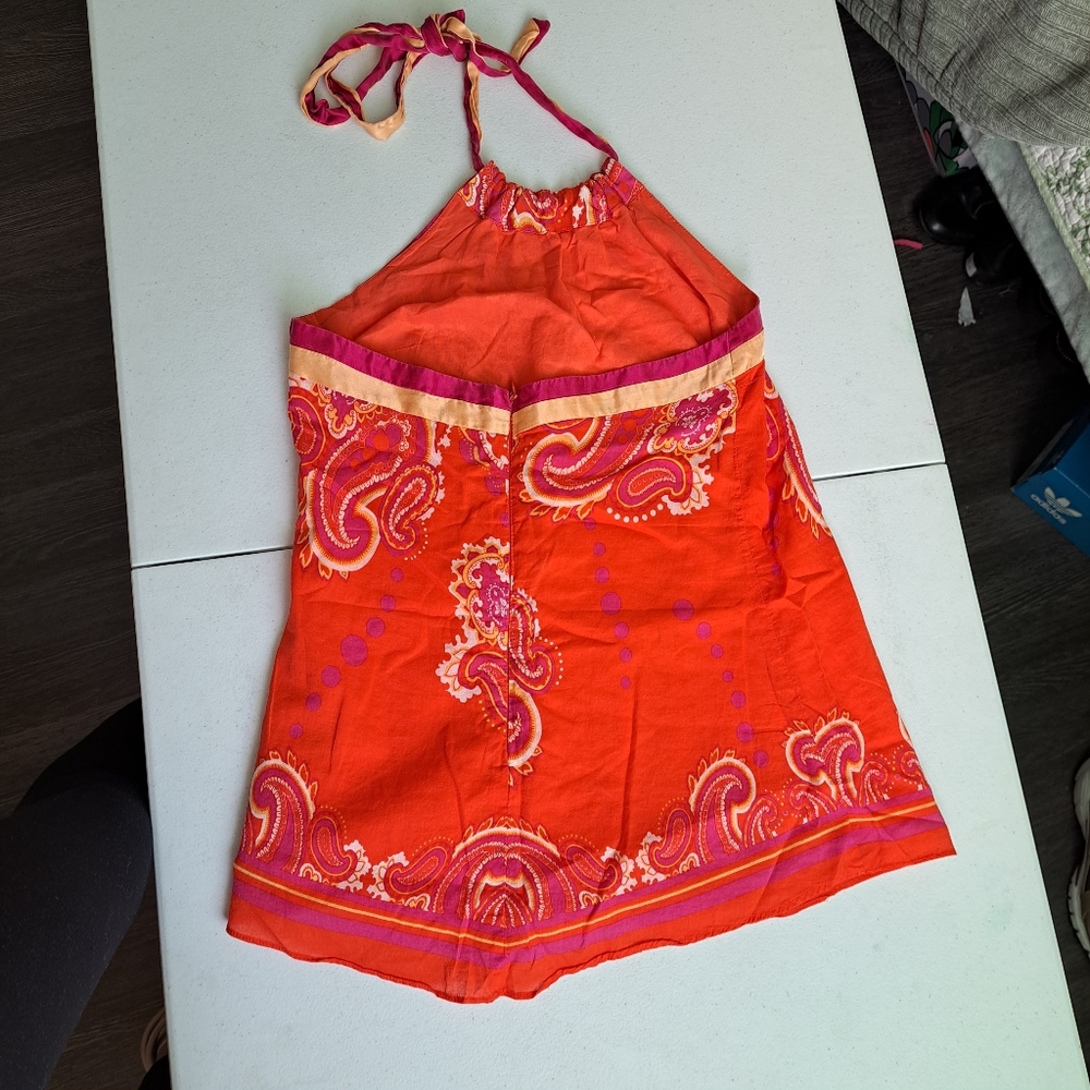 Guess Orange and Pink Halter Top - Picture 5 of 5